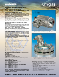 Thumbnail of document Data Sheet - Lumiglas® Ex Light, Series ESL 26-EX V2